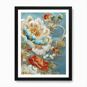 Chinese Floral Painting 20 Art Print