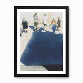 People and Shadows Art Print