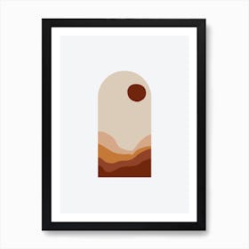 Desert Landscape Art Print