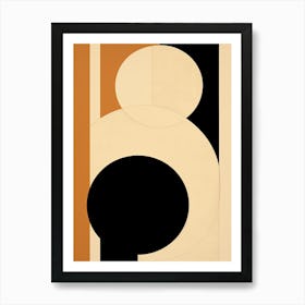 Geometric Harmony: Bauhaus Elegance Art Print