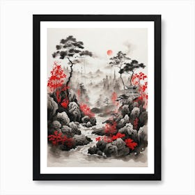 Asian Landscape 7 Art Print