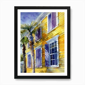 Charleston House Painting Art Print