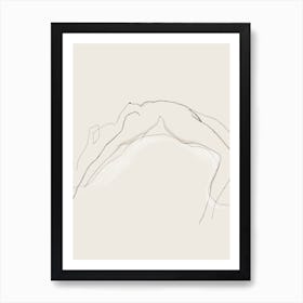 Cave Line Art Print