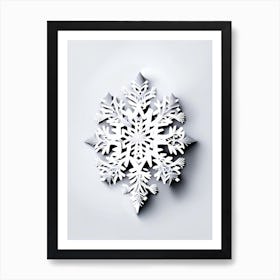 Individual, Snowflakes, Marker Art 4 Art Print