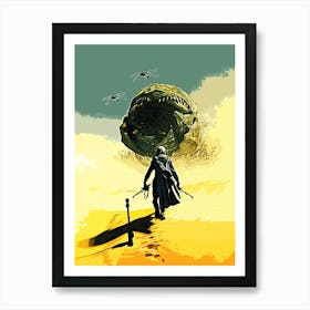 paul atreides dune movie 12 Art Print