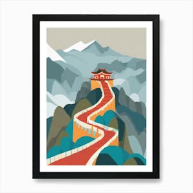 The Great Wall Of China Art Print