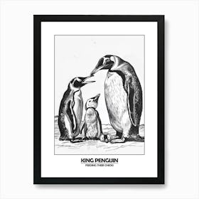 Penguin Feeding Their Chicks Poster 7 Art Print