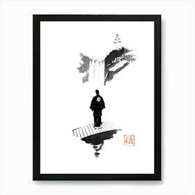 Yakuza Meditation 1 Art Print