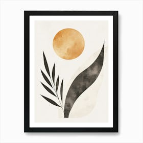 Sun And Leaves 2 Art Print