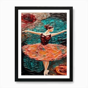 Glass Ballerina 2 Art Print