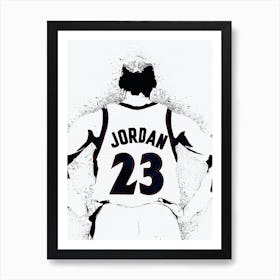 Michael Jordan Washington Wizards 7 Art Print