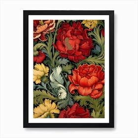 Floral Pattern 24 Art Print