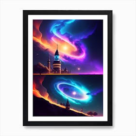 Celestial Serenade Art Print