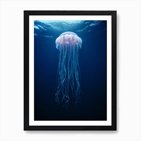 Comb Jellyfish Ocean Realistic 2 Art Print