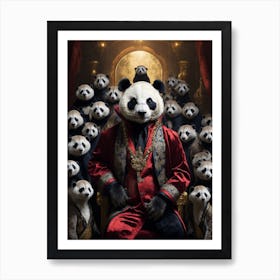 Panda Bears Art Print