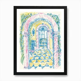 Doors And Gates Collection Bavaria, Germany 4 Art Print