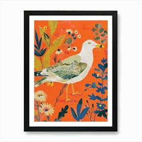 Spring Birds Seagull 5 Art Print