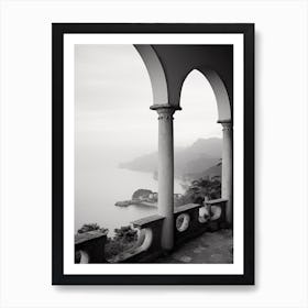 Ravello, Italy,  Black And White Analogue Photography  3 Art Print