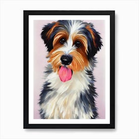 Coton De Tulear 5 Watercolour Dog Art Print