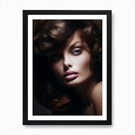 Color Photograph Of Sophia Loren 1 Art Print