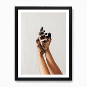 Black Dust Art Print