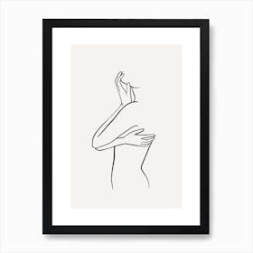 Woman'S Body Art Print