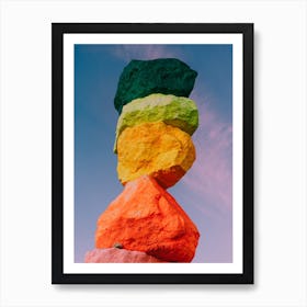 Seven Magic Mountains Sunrise III Art Print