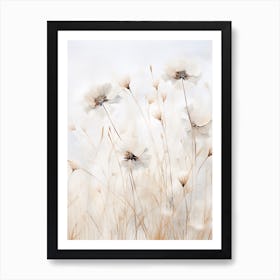 Boho Dried Flowers Love In A Mist Nigella 2 Art Print