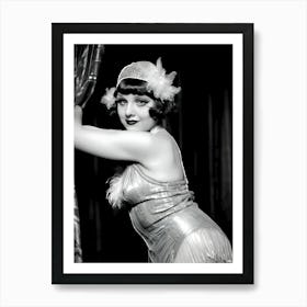 1920's Burlesque Dancer ~Reimagined 22 Art Print