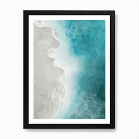 Sand And Sea Art Print