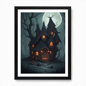 The Evil Witch Hut III Art Print