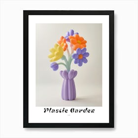 Dreamy Inflatable Flowers Poster Lilac 3 Art Print