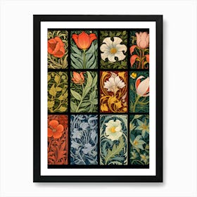 Morris Flowers Art Print