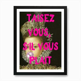 Taissez Vous, Silvois Plat Affiche