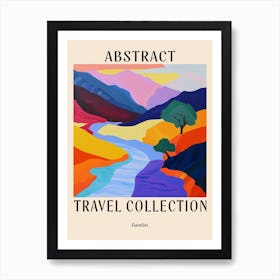 Abstract Travel Collection Poster Eswatini Art Print