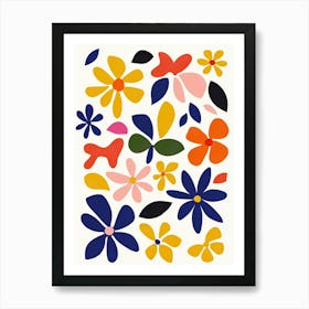 Flowers By Henri Matisse Art Print