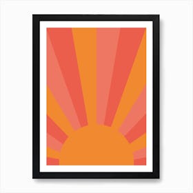 Sun Rays I Art Print