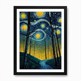 Starry Night 217 Art Print