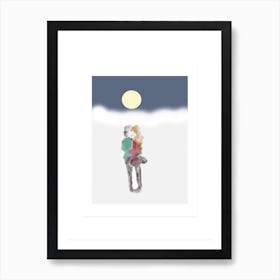 Moon In The Sky Art Print