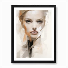 Abstract Portrait Of A Woman 31 Art Print