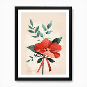 Red Flower 3 Art Print