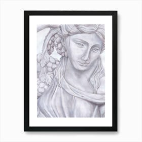 Statue Art Print