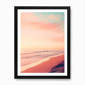 California Dreaming - Pastel Horizon Art Print