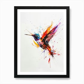 Hummingbird Canvas Print 2 Art Print