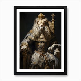 King Of The Lions Art Print