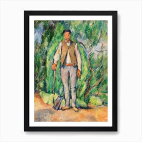 Gardener, Paul Cézanne Art Print