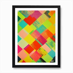 Abstract Diamonds 2  Art Print