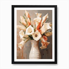 Foxglove Flower Still Life Painting 4 Dreamy Art Print