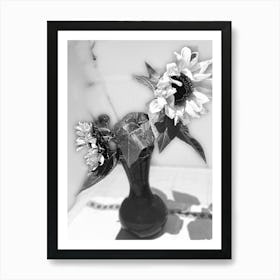 Sunflowers In A Vase 1 Art Print