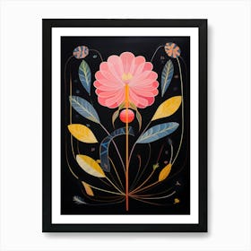 Everlasting Flower 4 Hilma Af Klint Inspired Flower Illustration Affiche